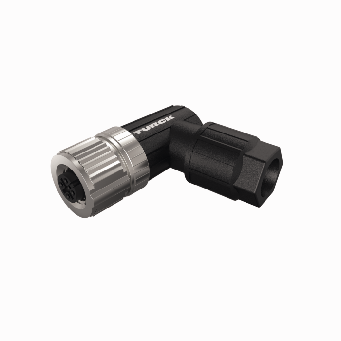 CMBS-8241-0,TURCK,Connector M12 Male Right Angle 