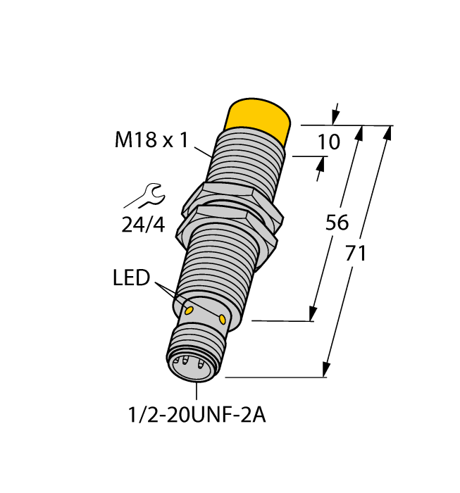 Proximity Sensor Switch 35-250VAC NEW NI4-G12-AZ33X-B3131 Turck 1304232 