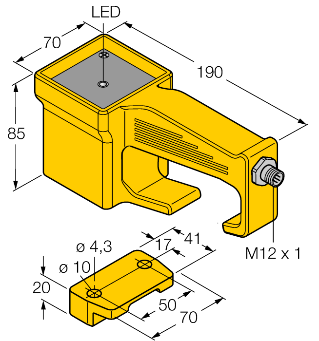 HF Read/Write Head - For Manual Operation