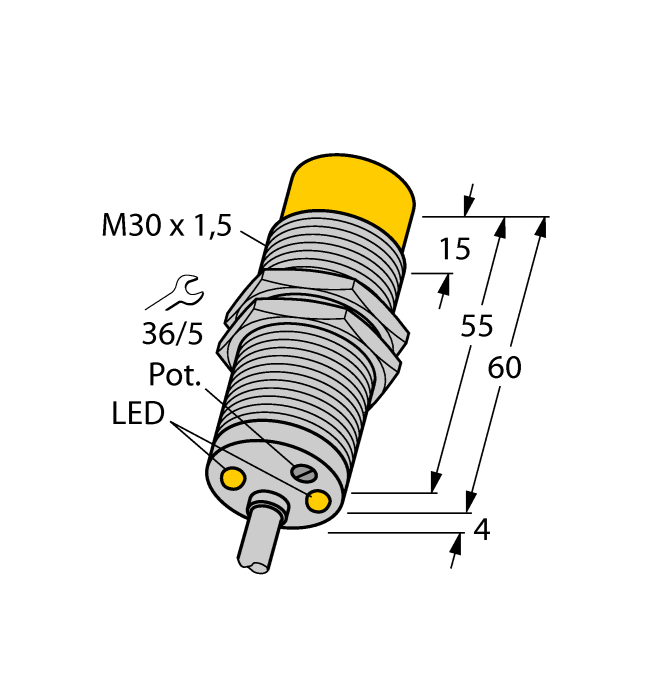Inductive Sensor - Rotation speed monitor