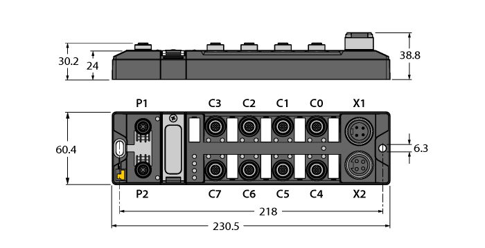 Compact multiprotocol I/O module for Ethernet - 16 Digital PNP Inputs