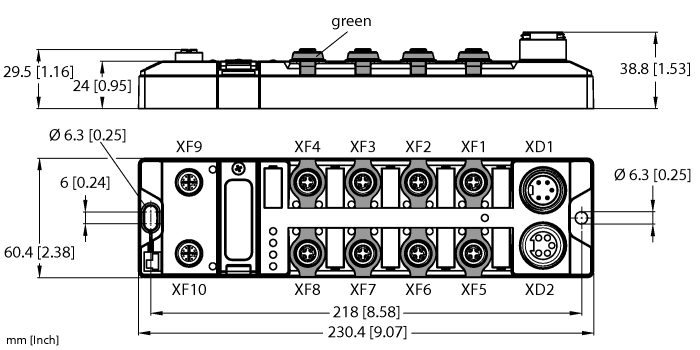 Managed Ethernet Switch - 8 × 100-Mbit Ports, 2 × 1-Gbit Ports 