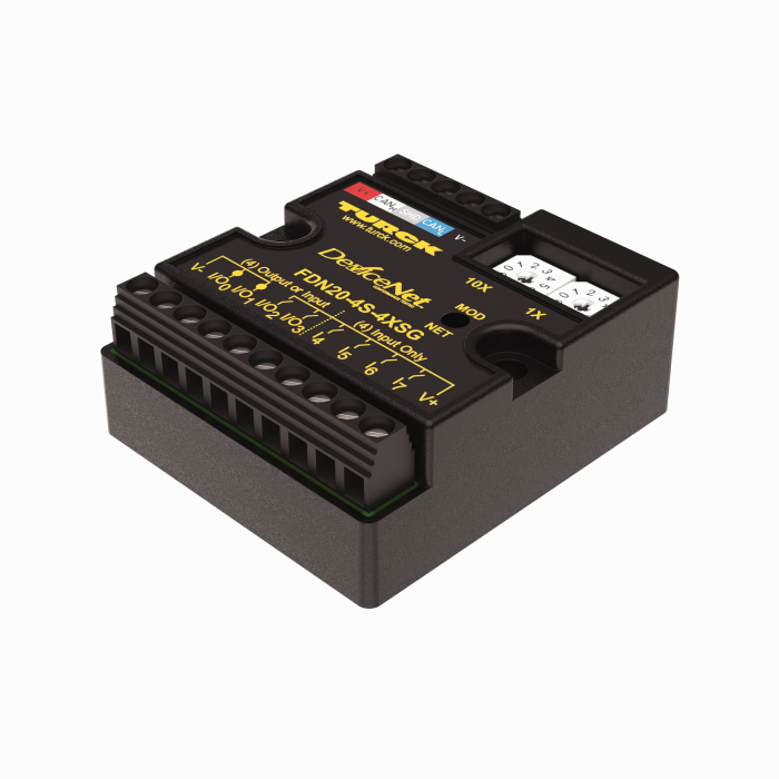 Compact I/O station for DeviceNet - 4 Digital Inputs, 4 Compact I/O station for DeviceNet - 4 Digital Inputs, 4
