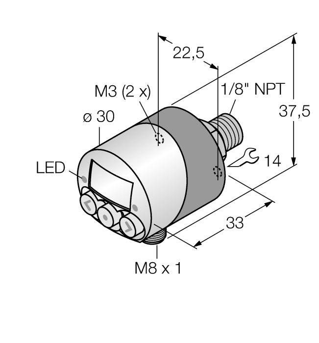 ひなこさん専用　VsrーPdi  PMXー002 Pressure Sensor - IO-Link with 2 PNP Transistor Switching