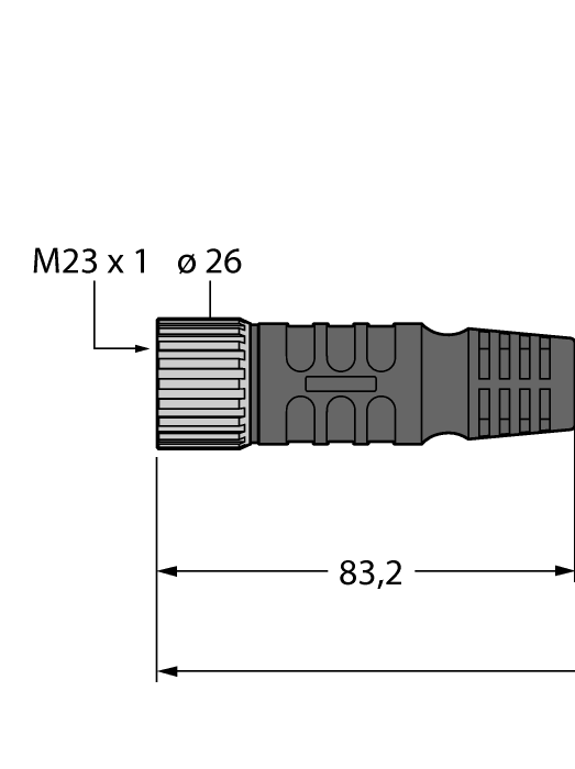 Turck CSSM CKM 19-19-9 / S90 / CSSMCKM19199S90（真新しい） CSM CKM 19-19-9 QD Cable&frasl;Cord Set by TURCK