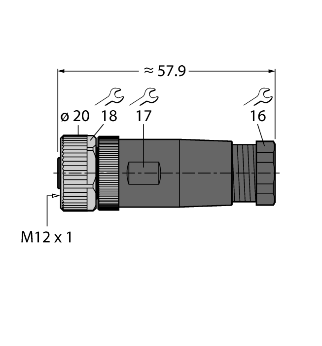 Buy M8 Male Field Wireable Connector 3 4 Pin Metallic Waterproof Female