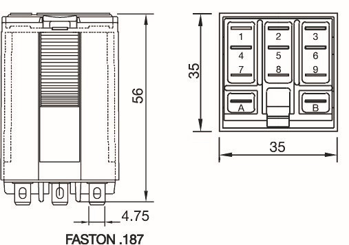 Relais COMELIT 12-24V AC/DC 10A – Parfait Pour Installations électriques Générales, Boîtier DIN 68x85x35 Mm