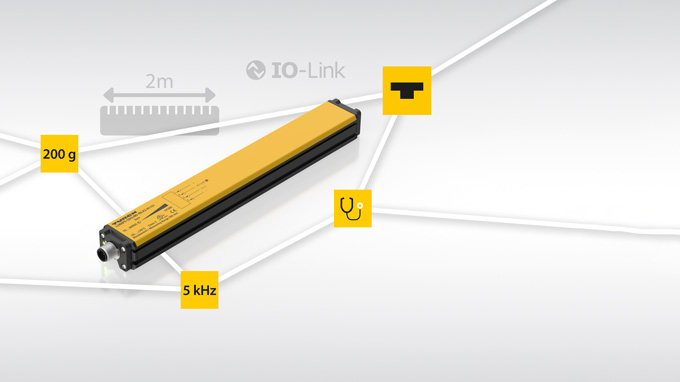 Shock-Resistant Linear Position Sensors with IO-Link 